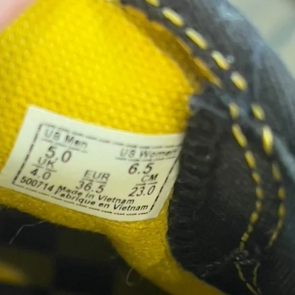 Vans Harry Potter Hufflepuff Slip-On Shoes Unisex Black Canvas Everyday - Picture 6 of 6